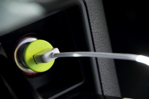 Car charger for mobile devices